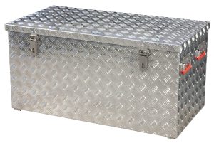 Aluminium traanplaat kist Pro 250 liter 1022X525X515 mm